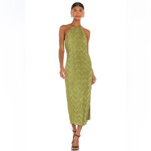 House of Harlow Green MIDI Dress